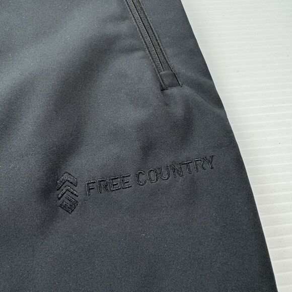 Free Country Men’s 3XLT Black Softshell Ski Pants Snow Water Resistant Snowboard - Picture 4 of 11